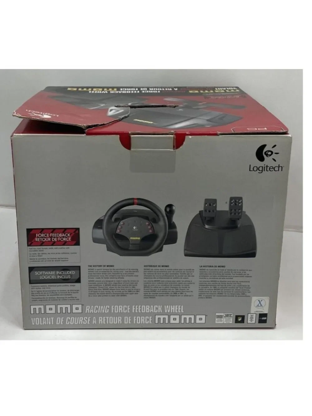 Logitech Momo Force Feedback PC Racing Wheel